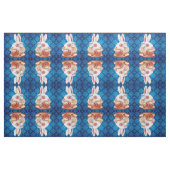 Tissu blanc d'illustration de surréalisme de bruit (Fat Quarter)