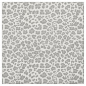 Tissu blanc et gris de léopard (Échantillon)