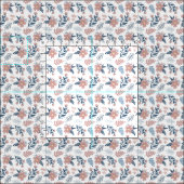 Tissu Blanc Floral Chic Par Le Quartier Gras Du Ja (Carreau)