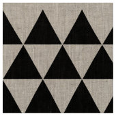 Tissu Blanc Noir Moderne Géométrique Linge De Décor Rust (Fermer)