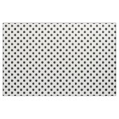 Tissu Blanc noir Pois Textile (Fat Quarter)