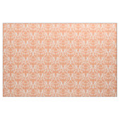 Tissu Blanc Orange Parisien Damask Fabric (Fat Quarter)