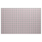 Tissu blanc plaid rose gris (Yard)