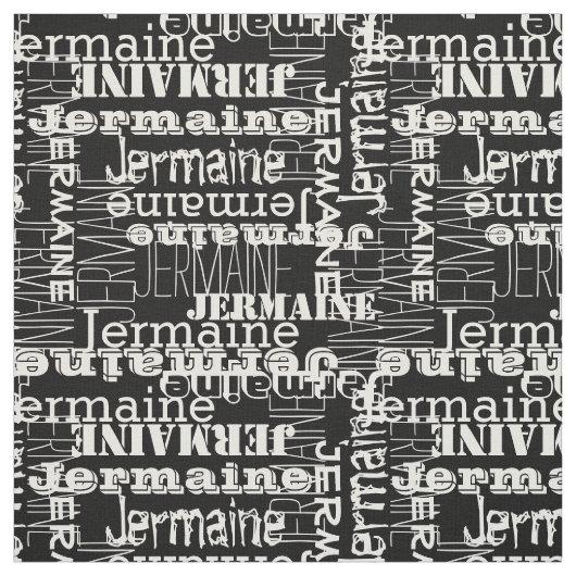 Tissu Blanc sur le décor nommé moderne noir de collage (Échantillon)