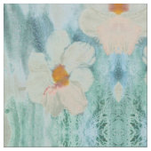 Tissu Blanc, teinte de sarcelle et or (Fermer)