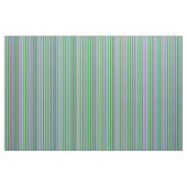 Tissu Blanc, Vert, Bleu clair, Motif à rayures orchidées (Yard)