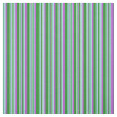 Tissu Blanc, Vert, Bleu clair, Motif à rayures orchidées (Échantillon)