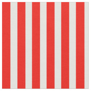 Tissu Blancs rouges