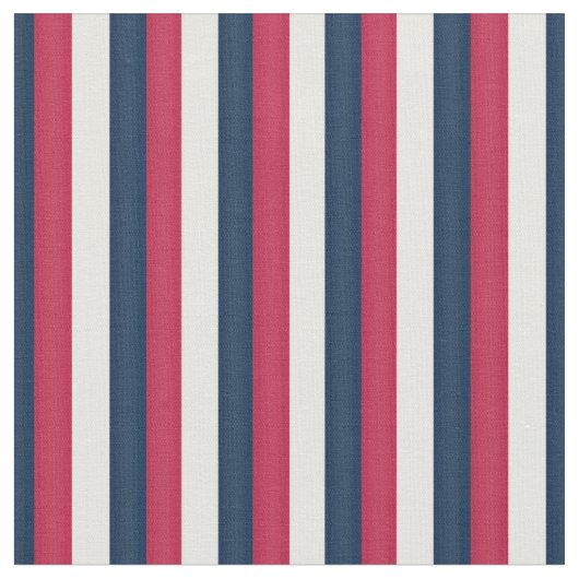 Tissu Blancs rouges et Bleus (petite échelle) (Fermer)