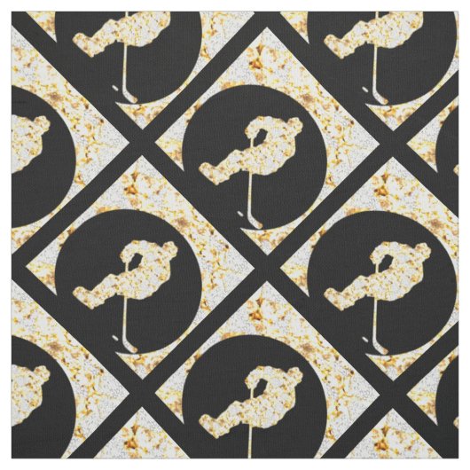 TISSU BLÉ DE HOCKEY (Échantillon)
