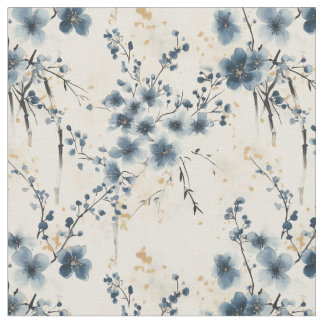 Tissu Bleu