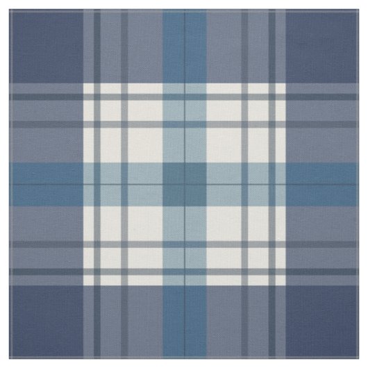 Tissu bleu à carreaux (Échantillon)