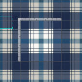 Tissu bleu à carreaux (Carreau)