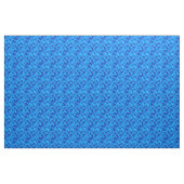 Tissu Bleu Abstrait (Yard)