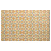 Tissu Bleu Abstrait et Jaune - Géométrique (Yard)