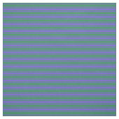 Tissu Bleu ardoise et Grandes vertes de mer (Échantillon)