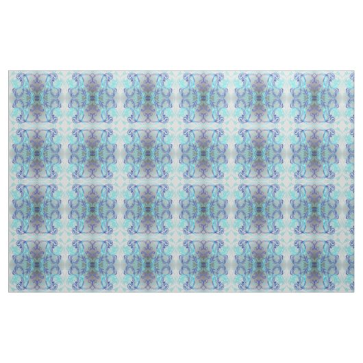 tissu bleu argenté, textile de maison coloré (Fat Quarter)
