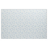 Tissu Bleu blanc Flore d'Eucalyptus (Fat Quarter)