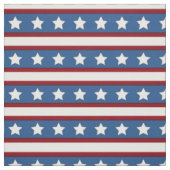 Tissu Bleu blanc rouge horizontal d'étoiles et de (Échantillon)