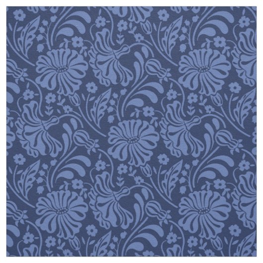 Tissu Bleu-bleu-bohème (Échantillon)