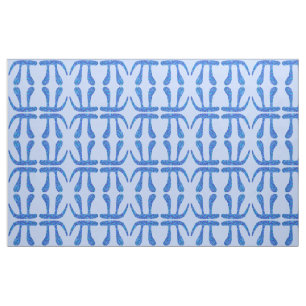 Tissu Bleu bleu de geek de maths de symbole de pi sur le