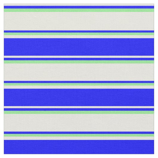 Tissu Bleu, Bleu et Vert clair rayures (Fermer)
