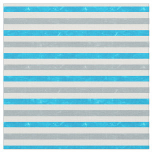 Tissu Bleu bleu gris blanc