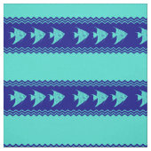 Tissu Bleu bleu turquoise de l'Ange (Échantillon)