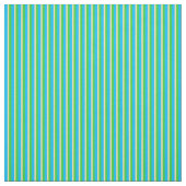 Tissu Bleu ciel profond, Tan et Vert citron vert (Échantillon)