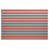 Tissu Bleu ciel, rouge et vert foncé (Fat Quarter)