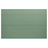 Tissu Bleu ciel, vert et rouge foncé (Yard)