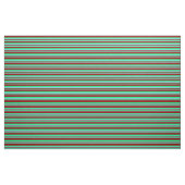 Tissu Bleu ciel, vert et rouge foncé (Fat Quarter)