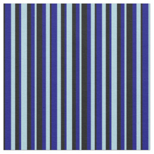 Tissu Bleu clair, Bleu et Noir