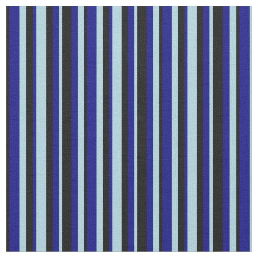 Tissu Bleu clair, Bleu et Noir (Fermer)