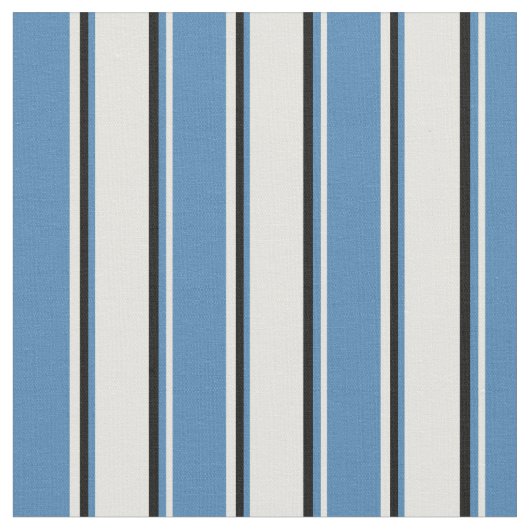 Tissu Bleu clair, Bleu et Noir (Fermer)
