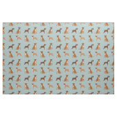 Tissu bleu clair de chien de boxe (Fat Quarter)