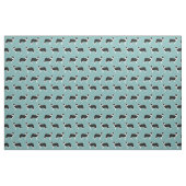 Tissu Bleu clair de chien de Collie Bordure (Fat Quarter)