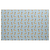 Tissu Bleu clair de chien-taureau français (Fat Quarter)