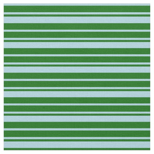 Tissu Bleu clair et rayures vert foncé (Fermer)