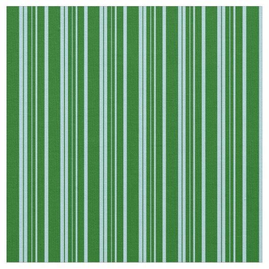 Tissu Bleu clair et vert foncé Linge/Motif rayé (Fermer)