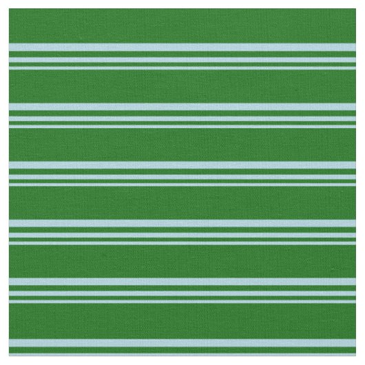 Tissu Bleu clair et vert foncé Linge/Motif rayé (Fermer)