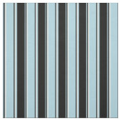 Tissu Bleu clair, noir et blanc clair Lignes de couleur (Échantillon)