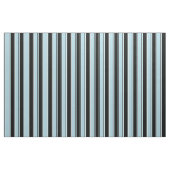 Tissu Bleu clair, noir et blanc clair Lignes de couleur (Fat Quarter)
