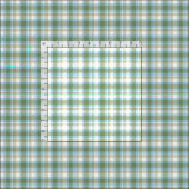 Tissu Bleu clair Olive Vert Tartan blanc Plaid Motif (Carreau)