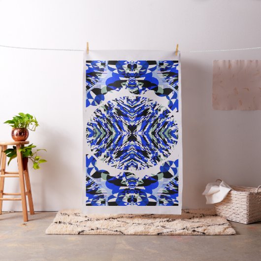 Tissu Bleu classique moderne...... (In Situ)