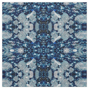 Tissu bleu cristal