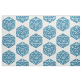 Tissu Bleu D20 Dice Fabric (Fat Quarter)