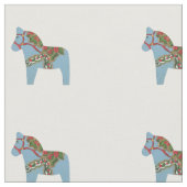 Tissu Bleu Dala Horse Fabric (Fermer)