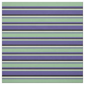 Tissu Bleu d'ardoise foncée, Vert de mer foncée, Beige & (Échantillon)