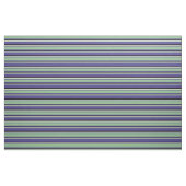 Tissu Bleu d'ardoise foncée, Vert de mer foncée, Beige & (Fat Quarter)